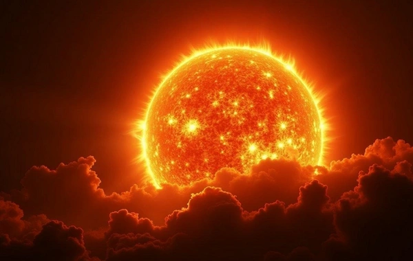 На Солнце произошла вспышка предпоследнего класса мощности