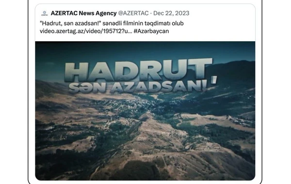 Milli, etnik və dini düşmənçiliyin salınmasına hesablanmış anti-Azərbaycan şəbəkə