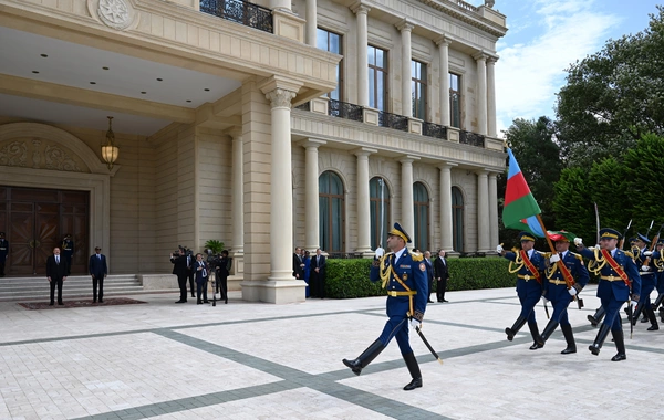 Ruanda Prezidentinin rəsmi qarşılanma mərasimi olub