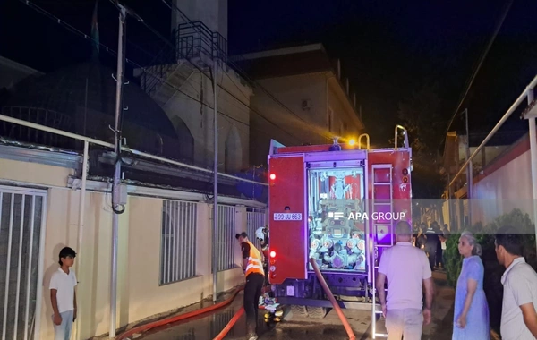 Bakıda Mirtağı məscidində baş verən yanğın söndürülüb