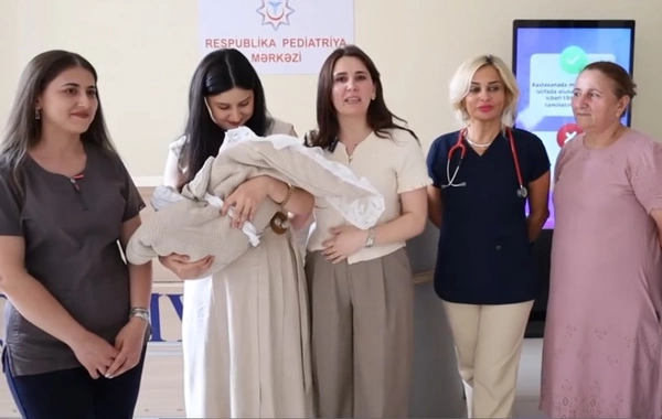 Yeni doğulan körpə ölümdən xilas edildi