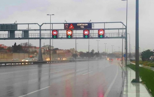 NİİM: Havaya görə bir sıra küçə və prospektlərdə sürət həddi endirilə bilər