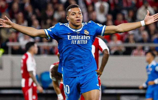 Мбаппе признан лучшим игроком недели в Лиге чемпионов