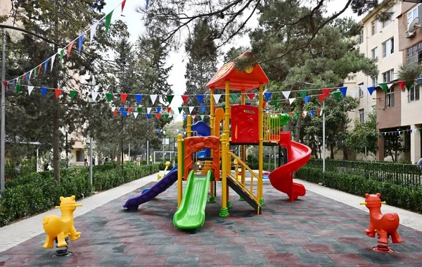 Leyla Əliyevanın iştirakı ilə növbəti abad həyət sakinlərin istifadəsinə verilib