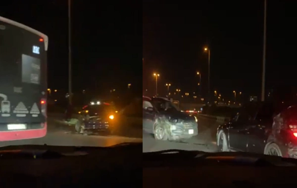 Тяжелое ДТП на дороге в аэропорт: столкнулись два автомобиля