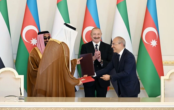 İlham Əliyev Birləşmiş Ərəb Əmirliklərinin milli təhlükəsizlik müşavirini qəbul edib