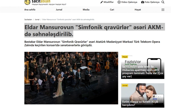 Türkiyə mətbuatı Eldar Mansurovdan yazdı