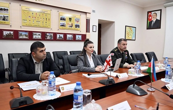 Bakıda Azərbaycan və Gürcüstanın hərbi hüquqşünaslarının işgüzar görüşü keçirilib
