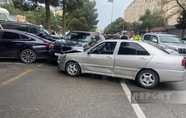 Sumqayıtda beş avtomobil toqquşub