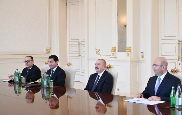 Ilham Aliyev received the executive director of the UN Human Settlements Program