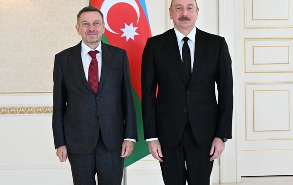 İlham Əliyev Danimarka səfirinin etimadnaməsini qəbul edib