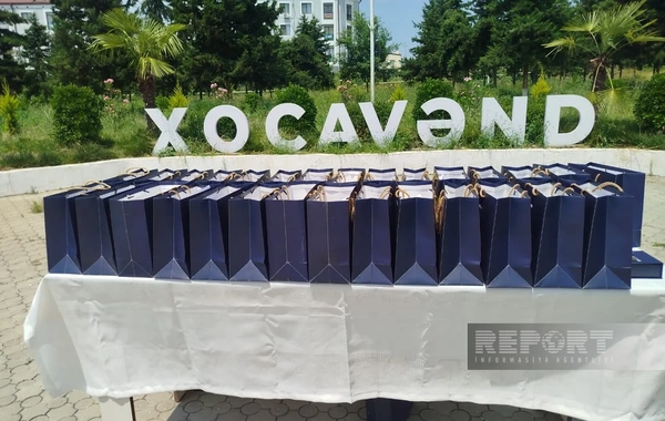 Növbəti köç karvanı Xocavənd şəhərinə çatıb, açarlar təqdim olunub
