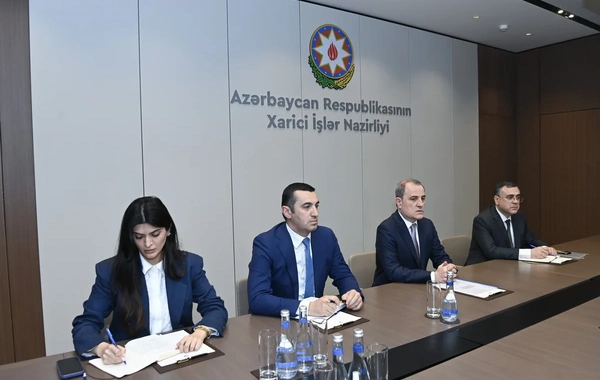 Ceyhun Bayramov Almaniya səfirini diplomatik fəaliyyətinin başa çatması ilə əlaqədar qəbul edib