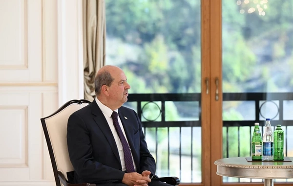 Ilham Aliyev met with the President of TRNC in Gabala