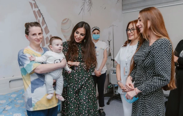 Leyla və Arzu Əliyevalar "Leyla Medical Center"in Pediatriya Mərkəzində olublar
