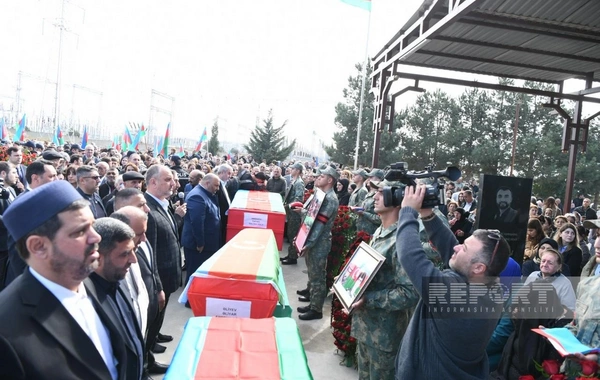 I Qarabağ müharibəsinin daha üç itkin-şəhidi dəfn olunub I Qarabağ müharibəsinin daha üç itkin-şəhidi dəfn olunub