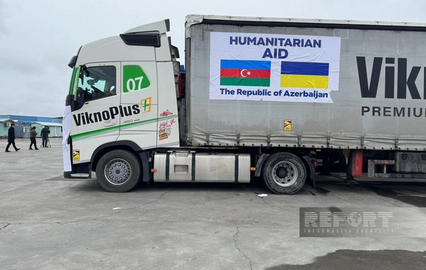 Azərbaycandan Ukraynaya 1 milyon dollar dəyərində növbəti humanitar yardım yola salınıb