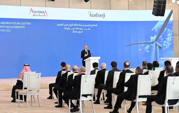 В Баку состоялась церемония официального открытия ветряной электростанции "Хызы-Абшерон"