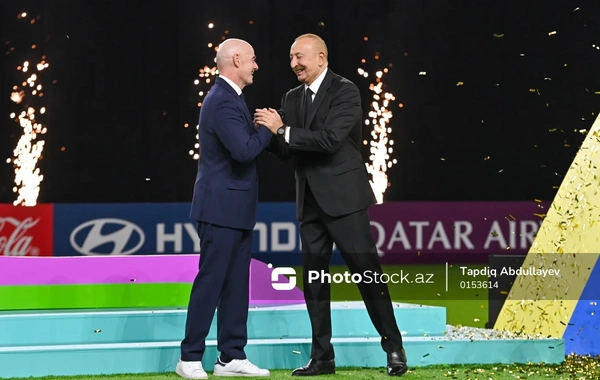 Prezident İlham Əliyev "FIFA U-15 World Cup and Festival"ın final matçını izləyib, mükafatlandırma mərasimində iştirak edib