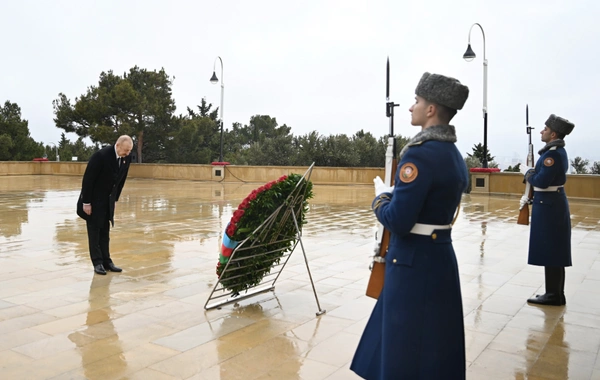 Президент Ильхам Алиев почтил память шехидов 20 января