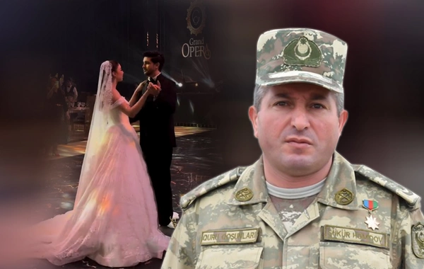 Milli Qəhrəman Şükür Həmidovun qızı ailə qurdu