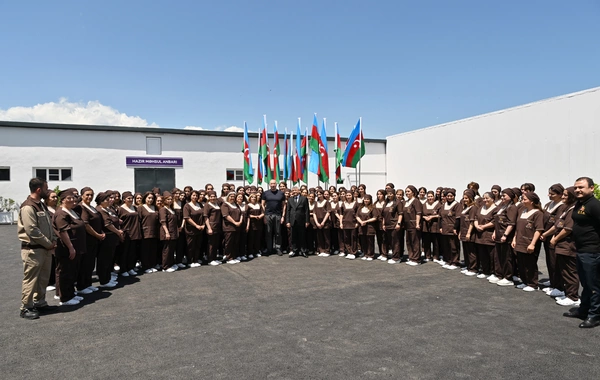 Xocalı şəhərində "Qarabağ Tekstil Evi" MMC istifadəyə verilib