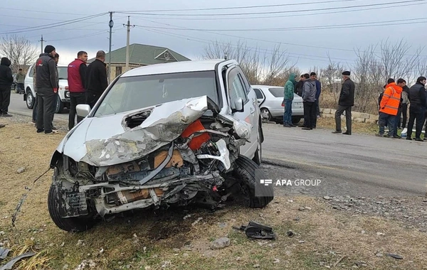 Tərtərdə yol qəzası olub, yaralılar var