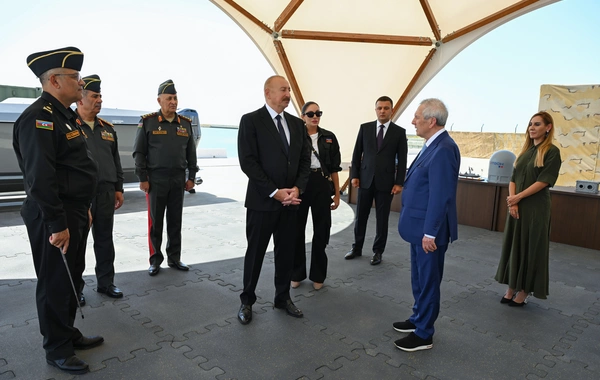 Prezident İlham Əliyev Hərbi Dəniz Qüvvələrində olub