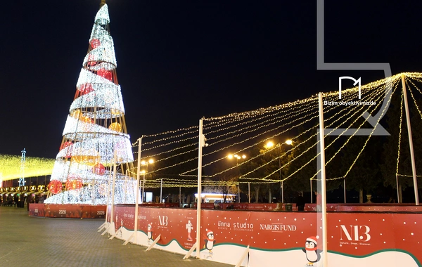 Dənizkənarı Bulvar Yeni İlə xüsusi hazırlaşıb - Bu dəfə Buz Meydançası da olacaq