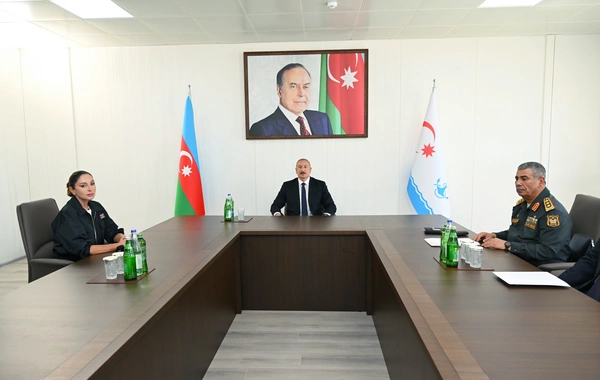 Prezident İlham Əliyev Hərbi Dəniz Qüvvələrində olub