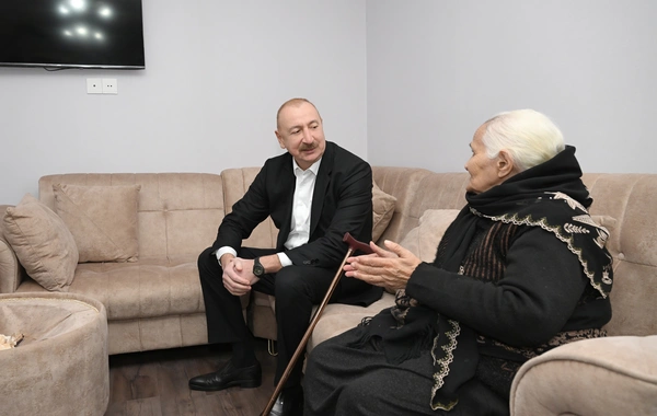 Prezident İlham Əliyev Xankəndinin Kərkicahan qəsəbəsində olub