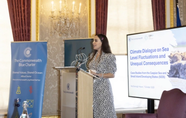 Heydər Əliyev Fondunun vitse-prezidenti Leyla Əliyeva Londonda yüksəksəviyyəli iqlim dialoqunda iştirak edib