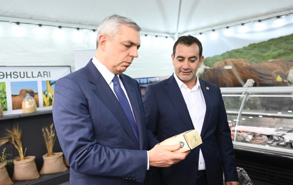 Xocalıda "Qoç Ət"in heyvandarlıq kompleksi ilə tanışlıq olub