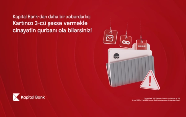 Kartınızı heç kimə verməyin: pulunuzu itirə, cinayətin qurbanı ola bilərsiniz