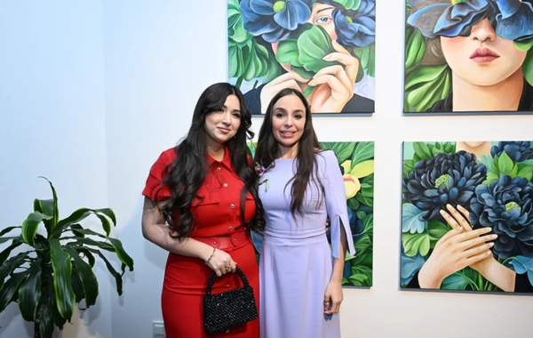 Leyla Aliyeva attended the exhibition "A House with a View of the Landscape"