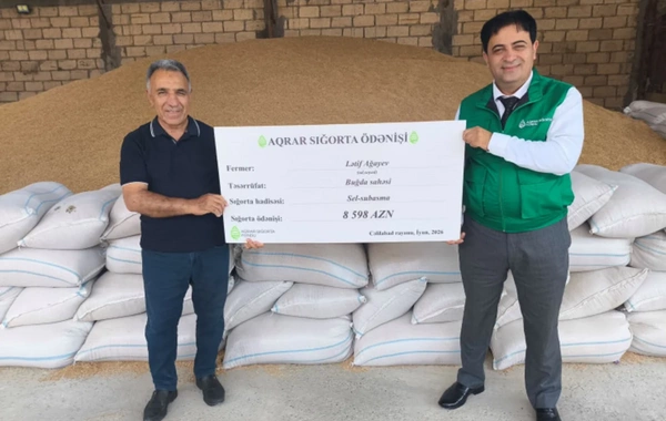 Cəlilabad və Biləsuvardan olan fermerlərə 10 min manatdan çox sığorta ödənişləri edilib
