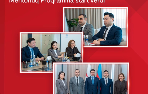 Kapital Bank-ın İdarə Heyətinin sədri  5-ci Yüksəliş müsabiqəsinin iki qalibi ilə Mentorluq Proqramına start verdi