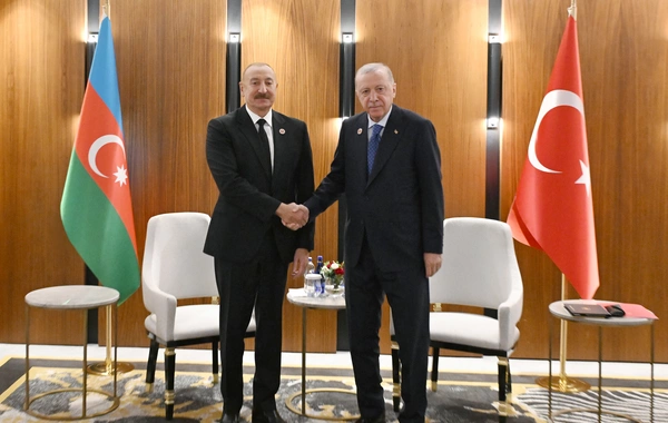 Bişkekdə İlham Əliyevin Rəcəb Tayyib Ərdoğanla görüşü olub