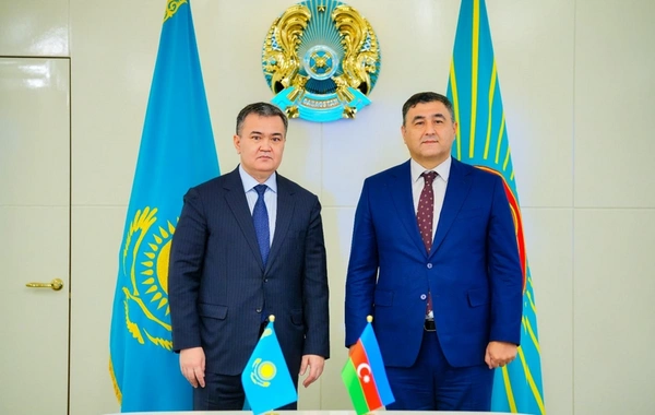 Azərbaycan və Qazaxıstan arasında əməkdaşlığın inkişafı müzakirə olunub