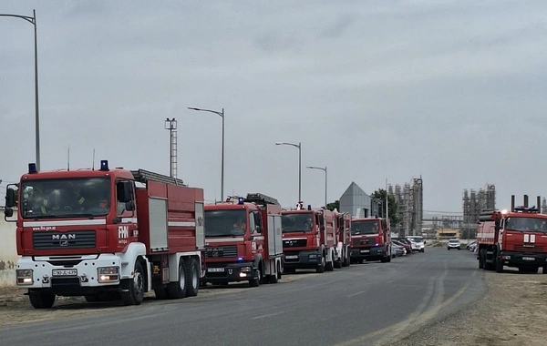 FHN SOCAR-ın Qaz Emalı Zavodunda yanğın-taktiki təlim keçirib