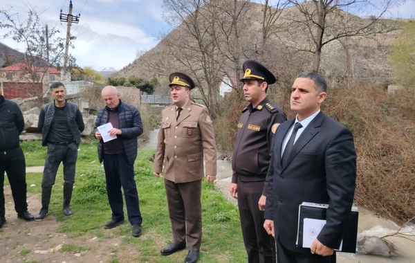 FHN tərəfindən "Yaz-yay fəsillərində sel təhlükəsi" mövzusunda növbəti tədbirlər keçirilib