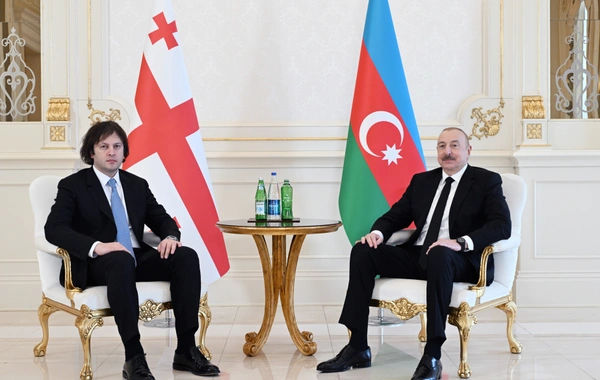Состоялась встреча Ильхама Алиева с Ираклием Кобахидзе один на один