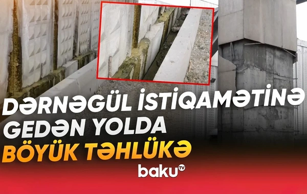Dərnəgül istiqamətində gedənlərin DİQQƏTİNƏ: Təhlükə var
