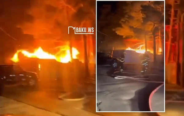 Gecə radələrinə yeni tikilidə YANĞIN