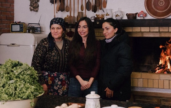 Leyla Əliyeva Qusarda Kənd Həyatı layihəsinin qonağı olub