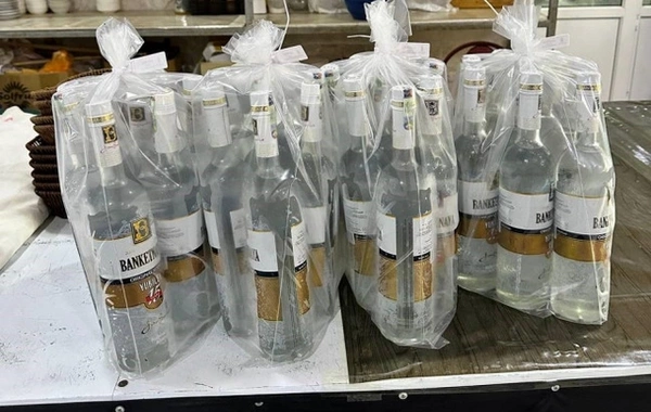 "Ağdərə" restoranında saxta alkoqollu içkilər aşkarlandı