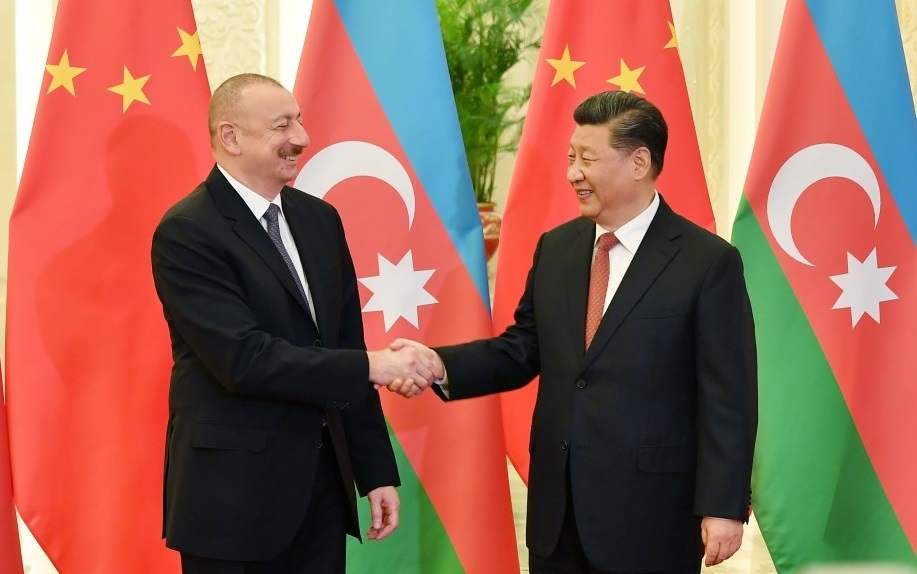 Azərbaycan Prezidenti Çin Xalq Respublikasının Sədri ilə görüşüb
