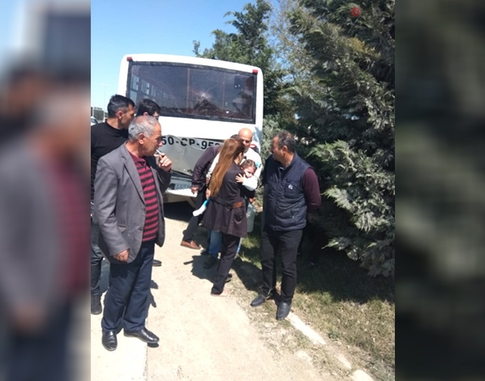 Bakı-Sumqayıt yolunda avtobusu qəzası