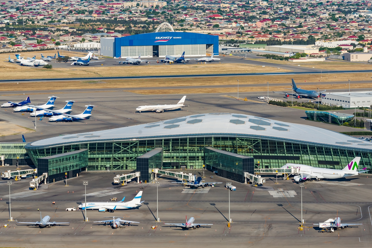 Heydər Əliyev Beynəlxalq Aeroportu final dövründə yüksək hazırlıq səviyyəsini təsdiqləmişdir - VİDEO