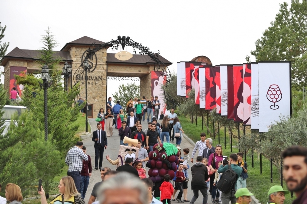 Şamaxıda I Azərbaycan Üzüm və Şərab Festivalı keçirilib - FOTO